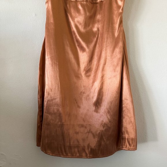 Tiger Mist Satin Cap Sleeve Bodycon Dress Size Small - Picture 3 of 9